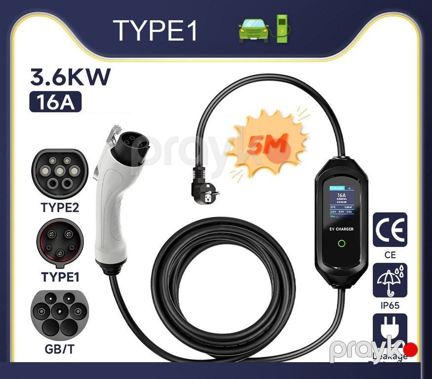 Elektromobil üçün şarj cihazı (TYPE1) — Ehtiyat hissələri və aksesuarlar, Bakı (4)