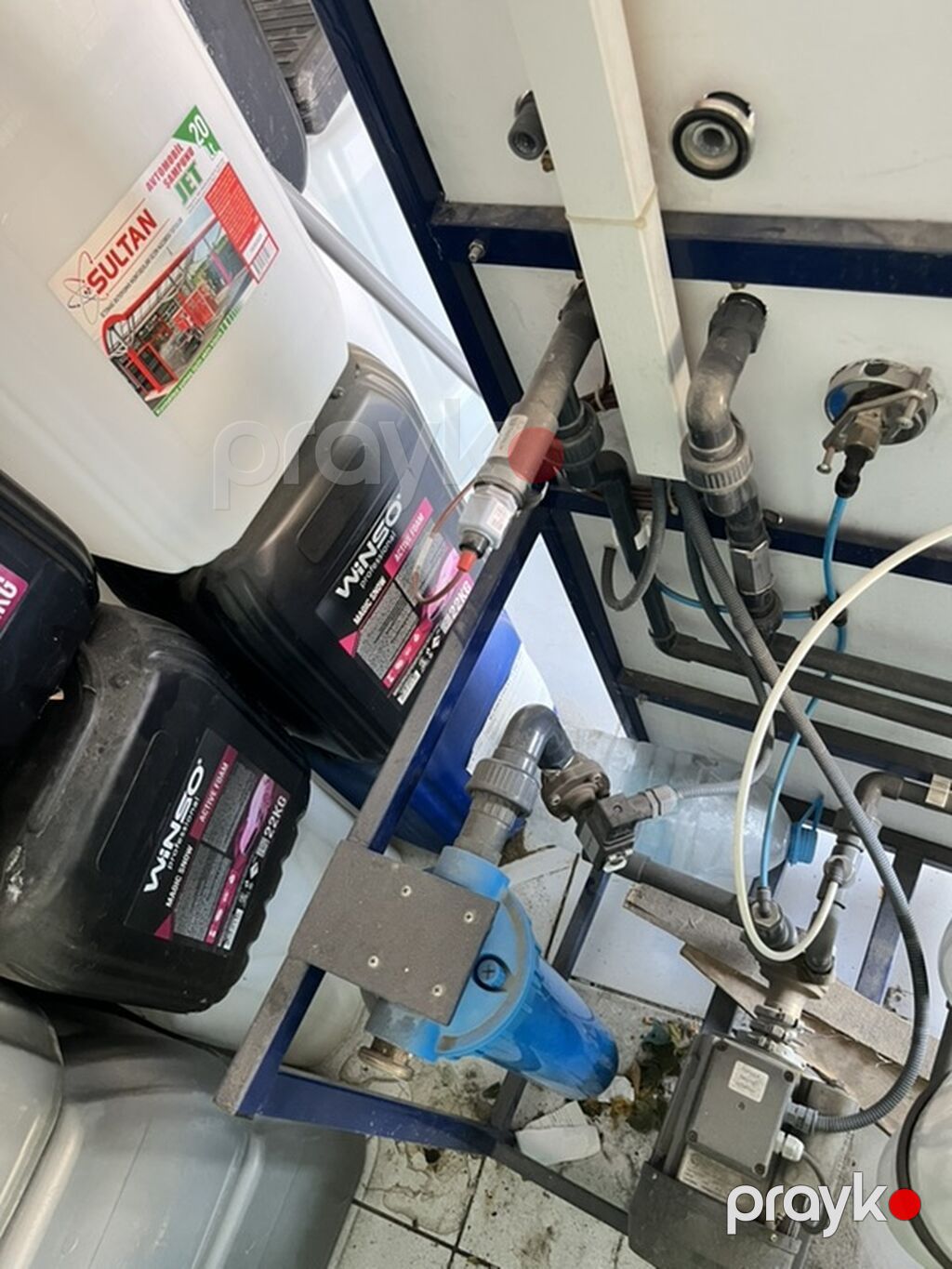Sənaye tipli su təmizləmə sistemi – Reverse Osmosis (RO) qurğusu — Su filtirləri və nasosu, Sanqaçal (6)