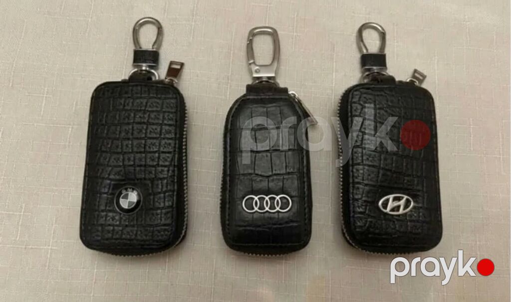 Avtomobil açarı üçün dəri etui/kamera - Material: qara rəngli — Digər, Bakı (2)