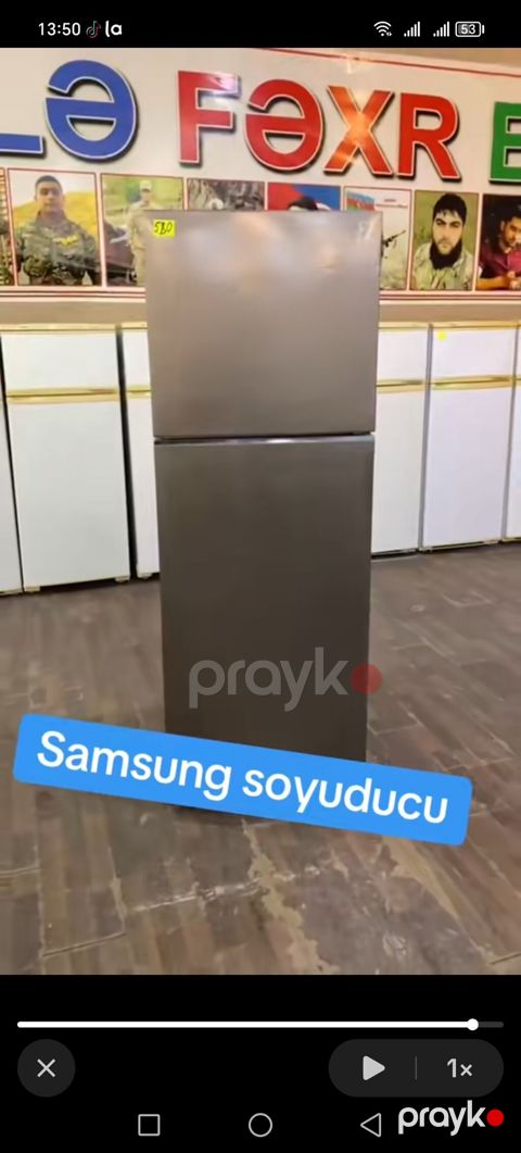 Samsung soyuducu - Rəng: paslanmayan polad/boz (inox effektli). - Üst — Digah