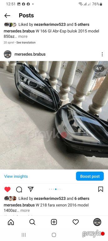 "Mercedes W 218" farası — Ehtiyat hissələri və aksesuarlar, Bakı (3)