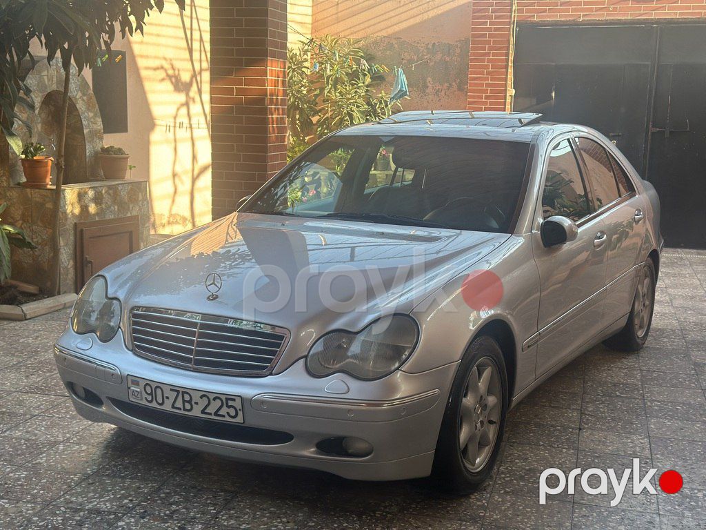Mercedes C 200, 2.0 L, 2001 il, 292 000 km — Avtomobillər, Bakı (5)