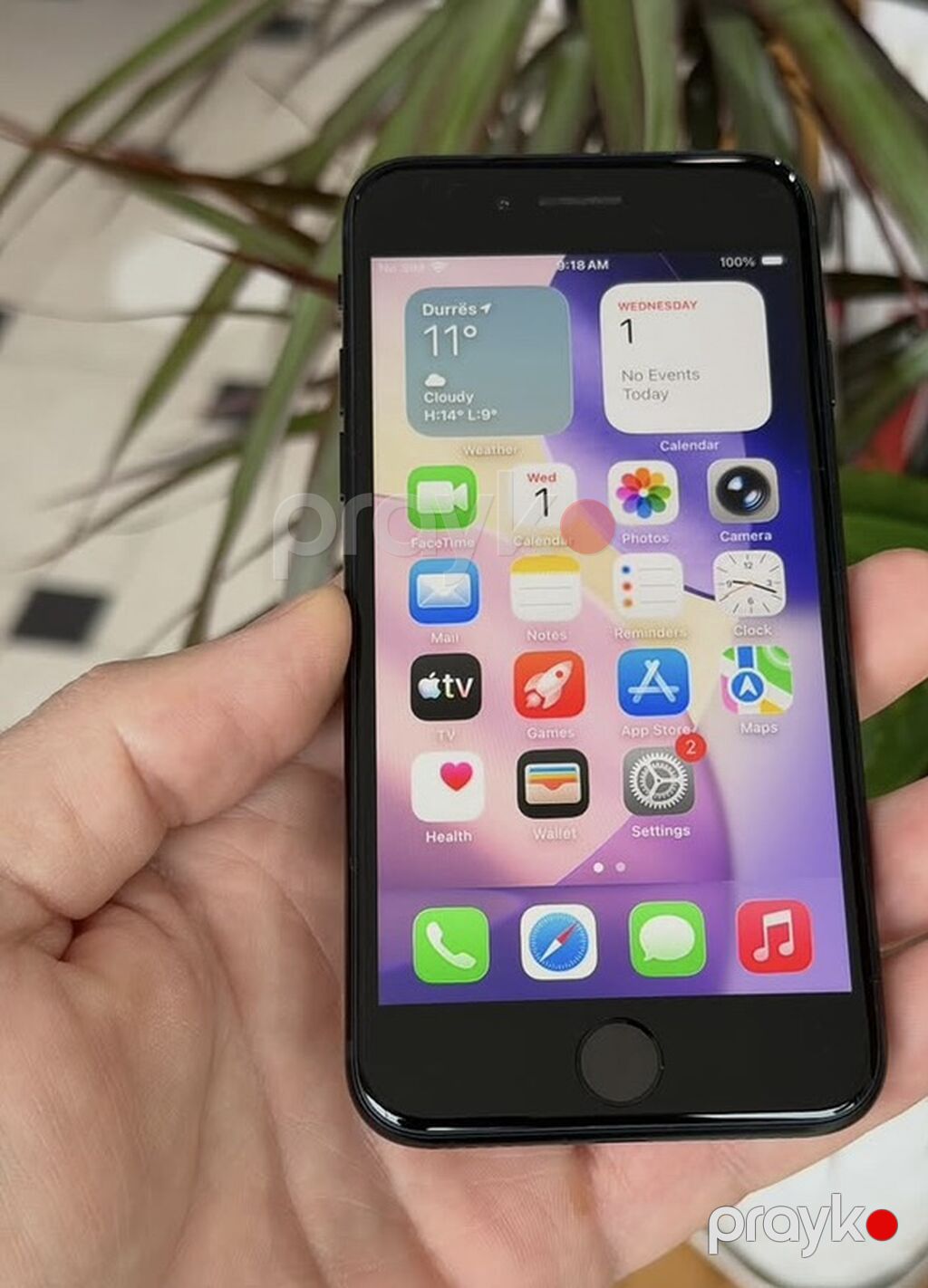 IPhone SE 2020, 128 GB, Qara, Barmaq izi — Apple iPhone, Bakı (2)