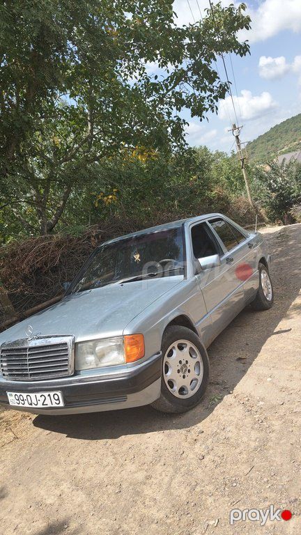 Mercedes 190, 2.0 L, 1989 il, 200 000 km — Avtomobillər, Bakı (2)