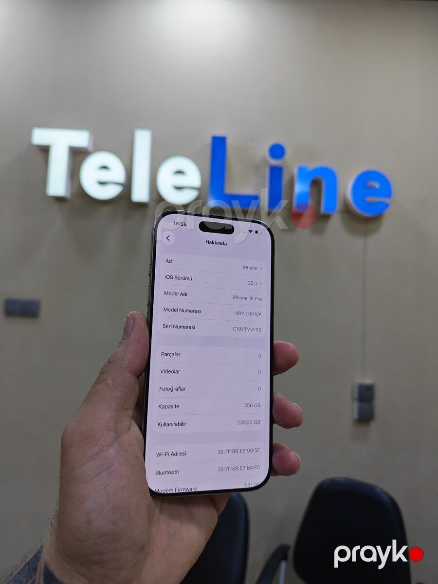 Apple iPhone 16 Pro Natural Titanium 256GB/8GB — Smartfonlar, Bakı (3)