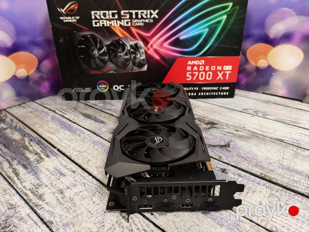 Video kart Asus RX 5700XT Rog Strix 8GB — Kompüterlər və noutbuklar, Bakı (4)