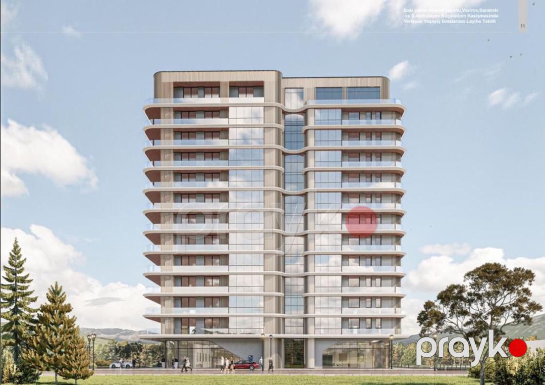 Satılır 3 otaqlı yeni tikili 126 m² — Mənzil, Bakı (9)
