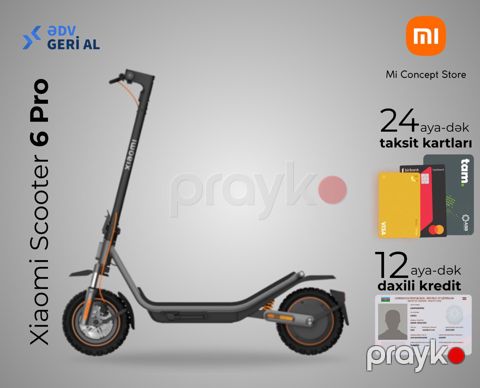 Elektrikli skuter "Xiaomi Scooter 6 Pro" — Bakı