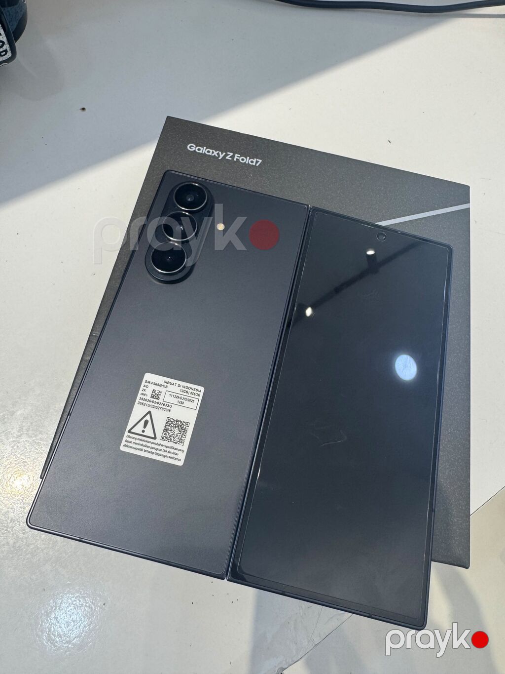 Samsung Galaxy Z Fold 7, 256 GB, rəng - Qara, Barmaq izi — Samsung, Bakı