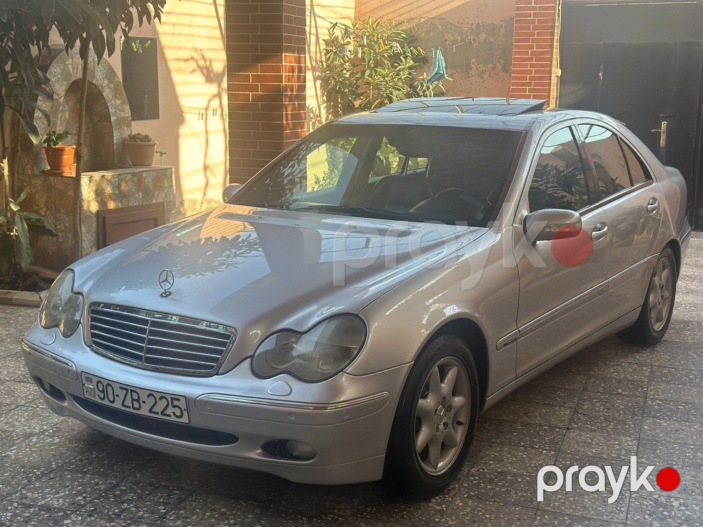 Mercedes C 200, 2.0 L, 2001 il, 292 000 km — Avtomobillər, Bakı (11)