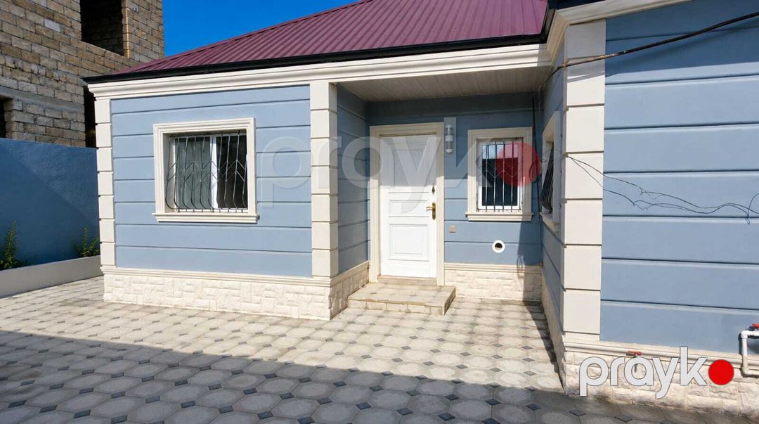 Satılır 3 otaqlı həyət evi/bağ evi 75 m² — Ev, villa, Bakı (3)