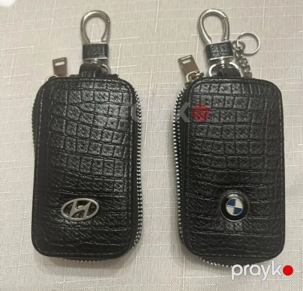 Avtomobil açarı üçün dəri qoruyucu futlyar - Material: qara — Digər, Bakı (3)