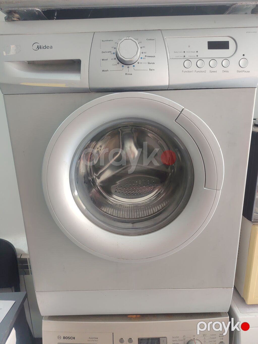Midea önyükləməli paltaryuyan maşın Xüsusiyyətlər: - Ön yükləmə, iri — Çamaşır maşınları, Bakı