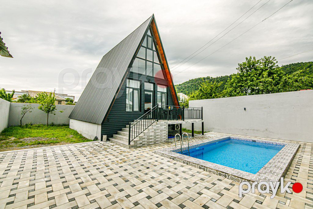 İcarəyə verilir 4 otaqlı həyət evi/bağ evi 180 m² — Ev, villa, Qəbələ