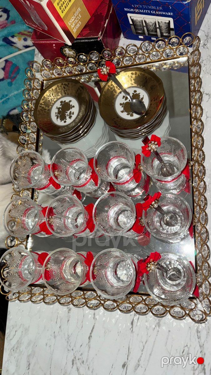 Ziyafət çay dəsti — Qablar və mətbəx əşyaları, Bakı (12)