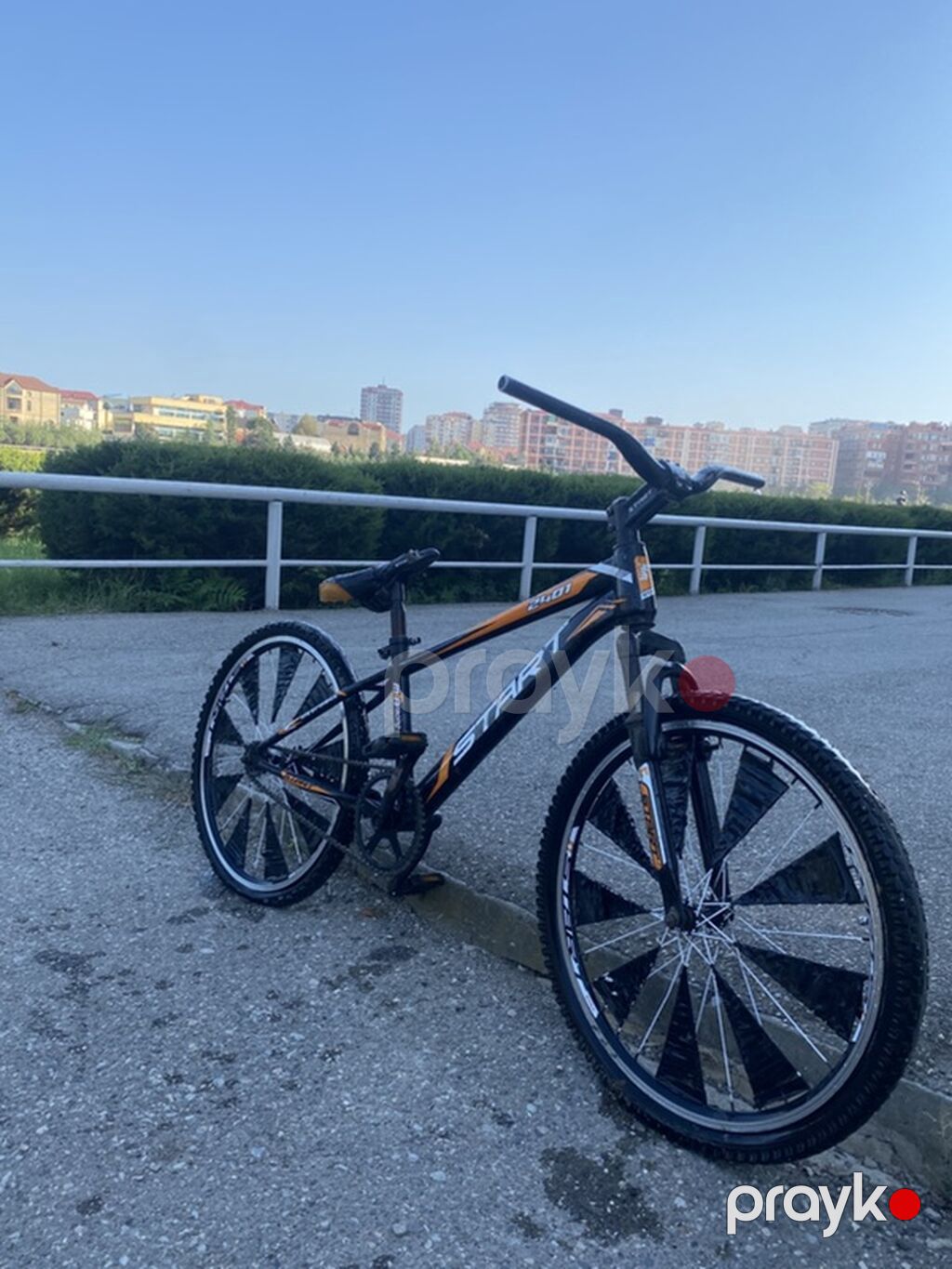 Velosiped – Start S1 (BMX/şəhər üslubunda) - Rəng: qara-narıncı — BMX, Bakı (2)