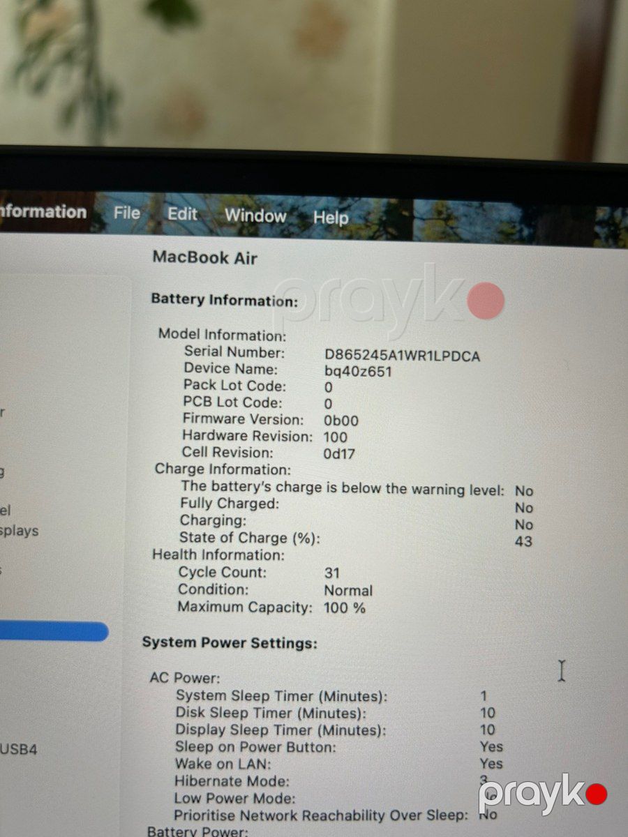 Apple Macbook M4 15.3 16/512GB — Noutbuklar, Bakı (4)