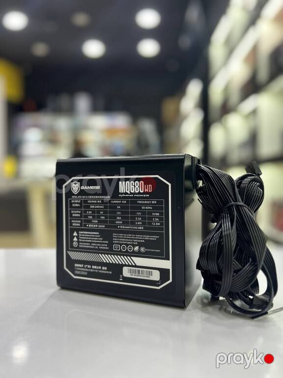 Gamers MQ680WD 80+ Silver Gaming Power Supply — Kompüterlər və noutbuklar, Bakı (6)