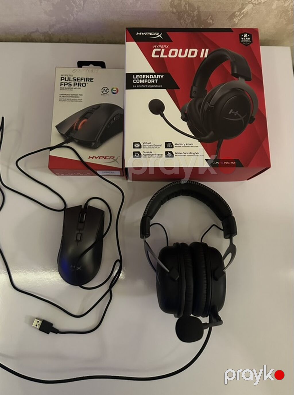 HyperX oyun aksesuarları dəsti - Qulaqlıq: HyperX Cloud II - 7.1 — Aksesuarlar, Bakı