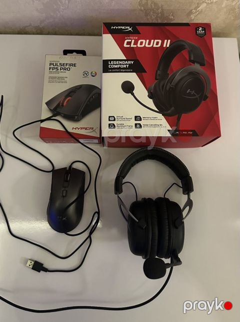 HyperX oyun aksesuarları dəsti - Qulaqlıq: HyperX Cloud II - 7.1 — Bakı