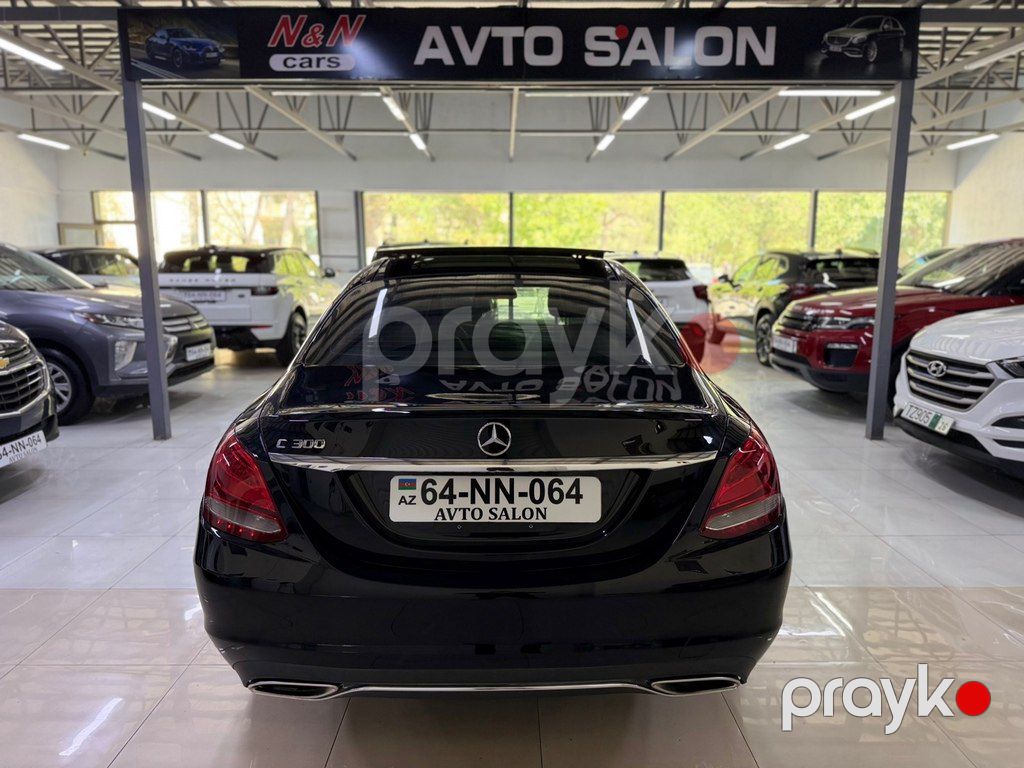 Mercedes C 300, 2.0 L, 2017 il, 142 000 km — Avtomobillər, Sumqayıt (5)