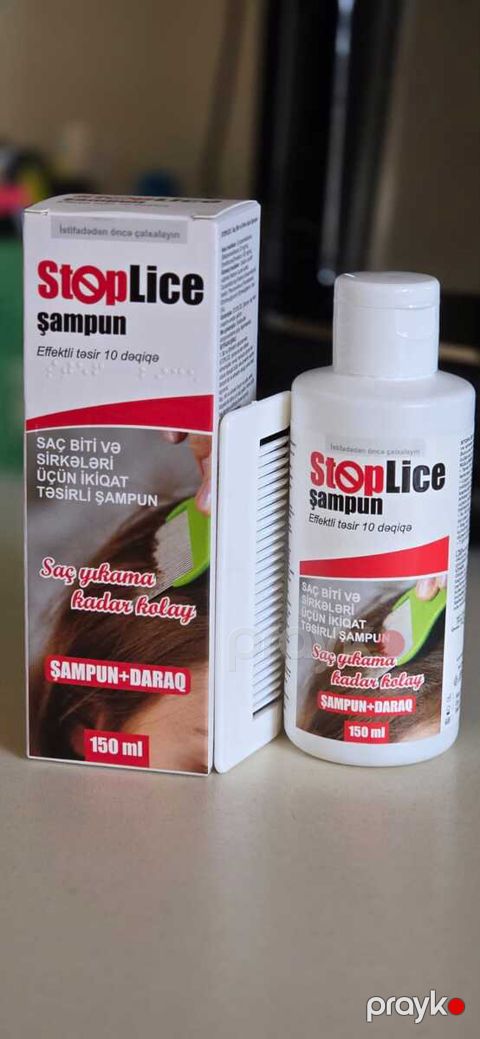 Saç biti əleyhinə şampun — Bakı