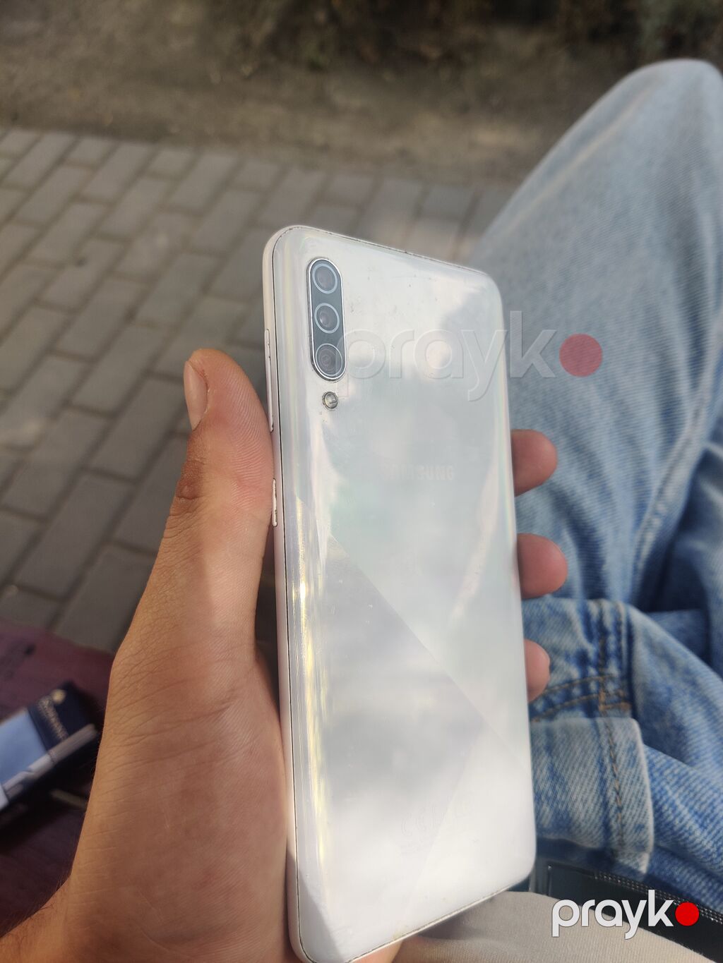 Samsung Galaxy A30s, rəng - Ağ, Barmaq izi — Samsung, Mingəçevir (7)
