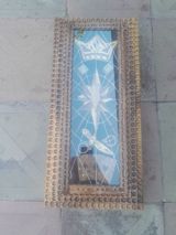 Taxta nərd dəsti – əl işidir - Material: bərk ağac (oyma çərçivə) — Спорт, хобби, отдых
