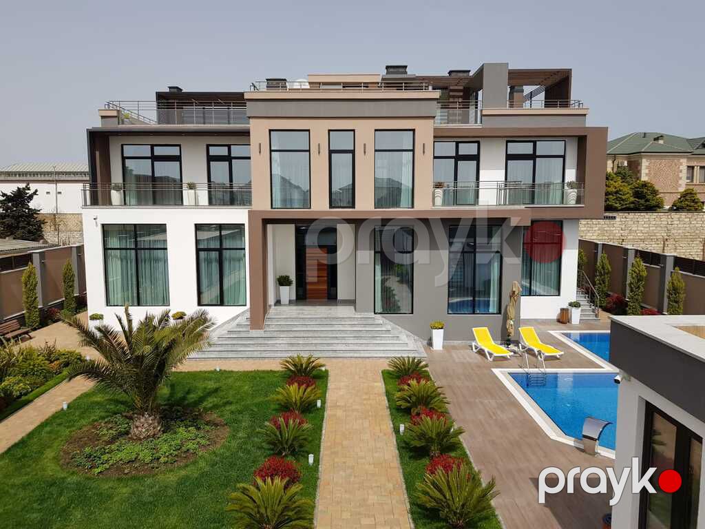 İcarəyə verilir 6 otaqlı həyət evi/bağ evi 540 m² — Ev, villa, Bakı (2)