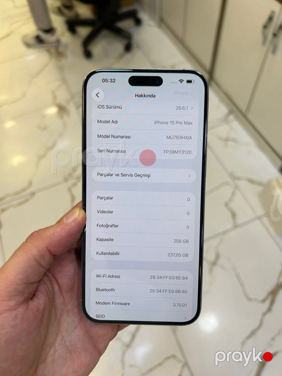 Apple iPhone 15 Pro Max Natural Titanium 256GB/8GB — Smartfonlar, Bakı (2)