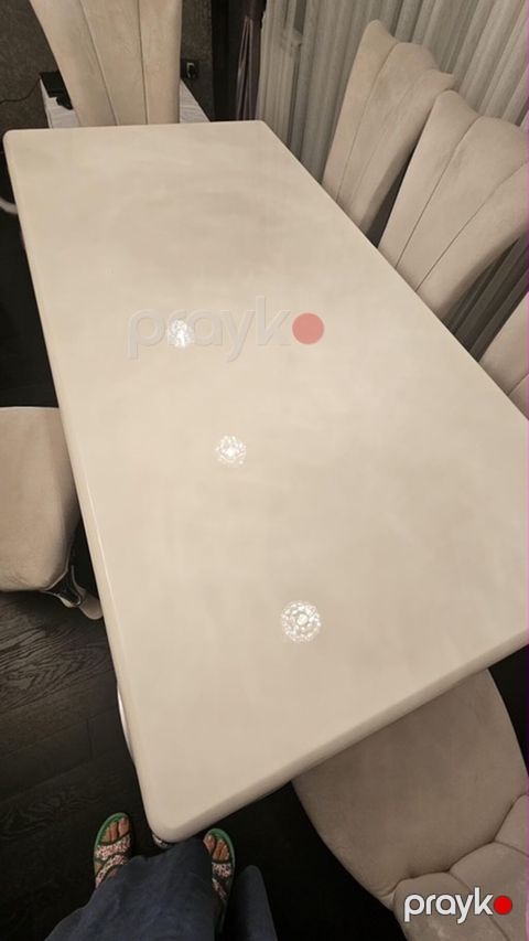 Qonaq otağı üçün, İşlənmiş, Açılmayan, Oval masa, 8 stul — Bakı