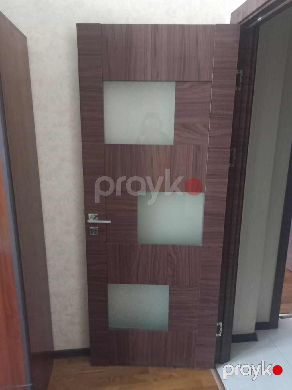Mebel və qapı dəsti - Daxili otaq qapıları: tünd qoz rəngli — Şkaflar, Bakı (3)