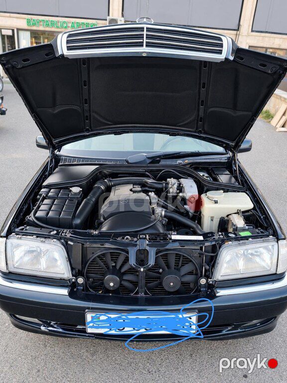Mercedes C 180, 1.8 L, 1996 il, 380 800 km — Avtomobillər, Qəbələ (12)