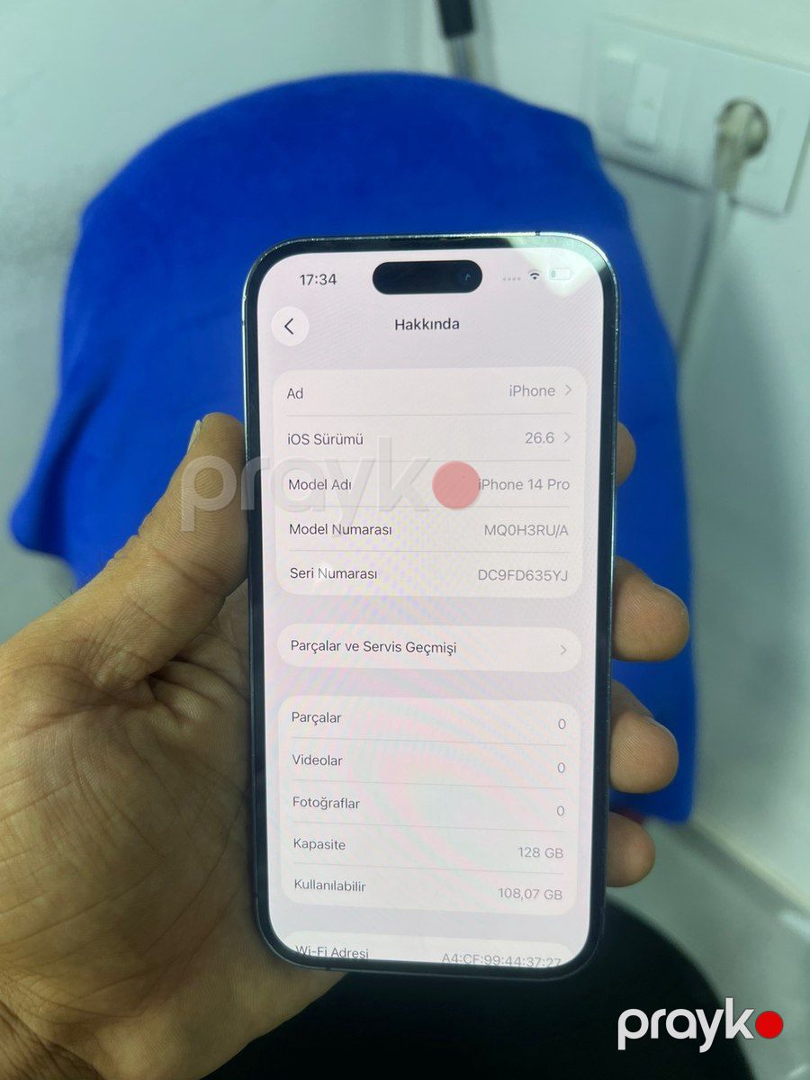 Apple iPhone 14 Pro Deep Purple 128GB/6GB — Smartfonlar, Xırdalan (5)