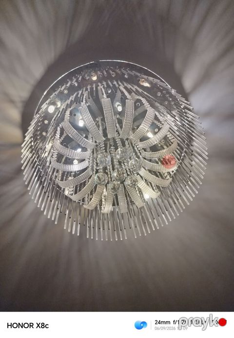 Led Çılçıraq, 4 və daha çox lampa, Xrustal — Bakı