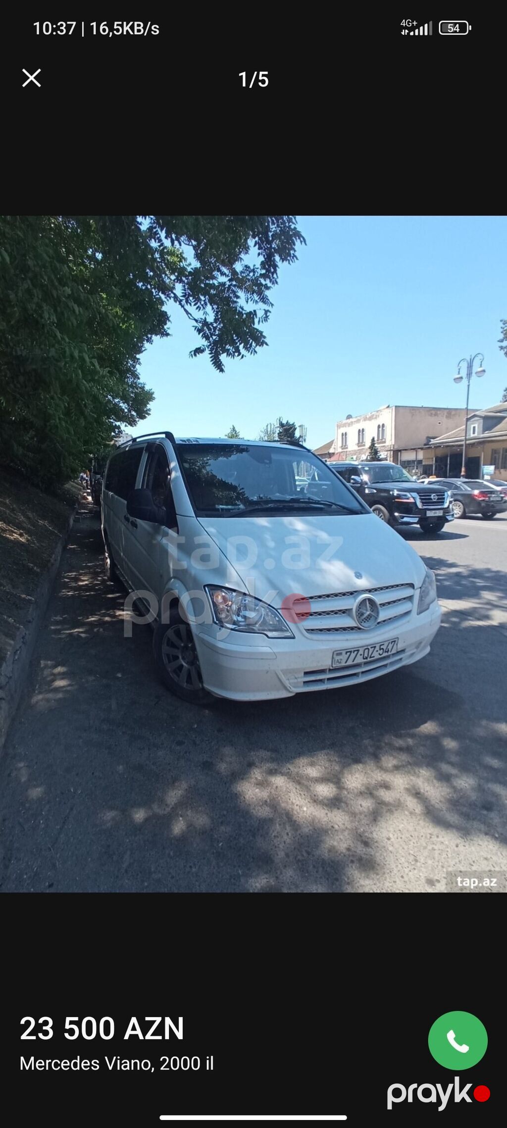Mercedes-Benz Viano: 2.2 l 2007 il Mikroavtobus — Avtomobillər, Bakı