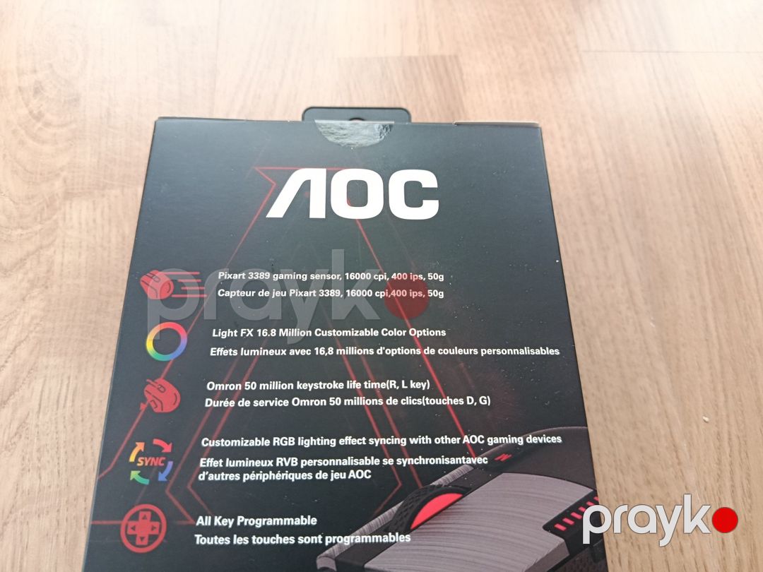 Aoc AGM700 rgb 16000dpi — Periferik cihazlar, Bakı (11)