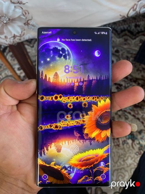 Samsung Note 10 Plus, 256 GB, rəng - Qara, Barmaq izi — Hacıqabul