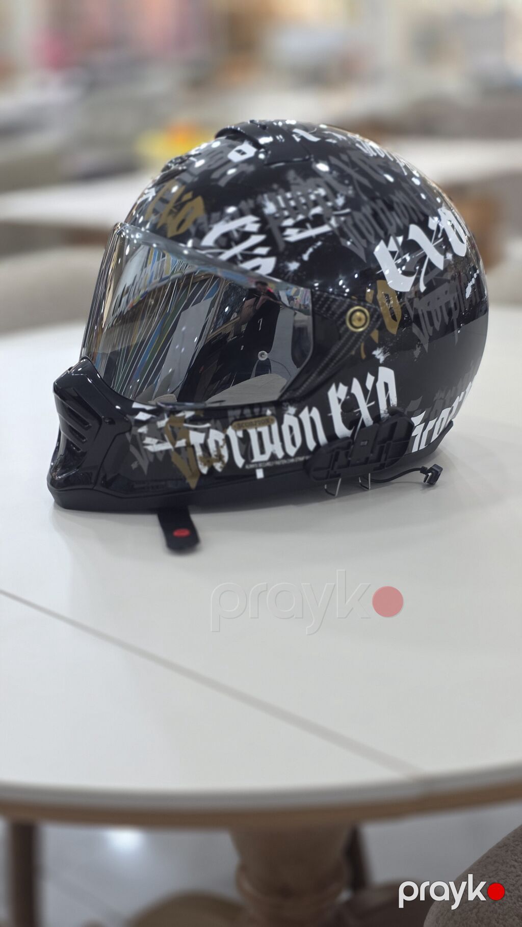 Məhsul: Scorpion EXO tam üzlü motosiklet dəbilqəsi - Korpus: yüksək — Motosiklet geyimi, Bakı (3)
