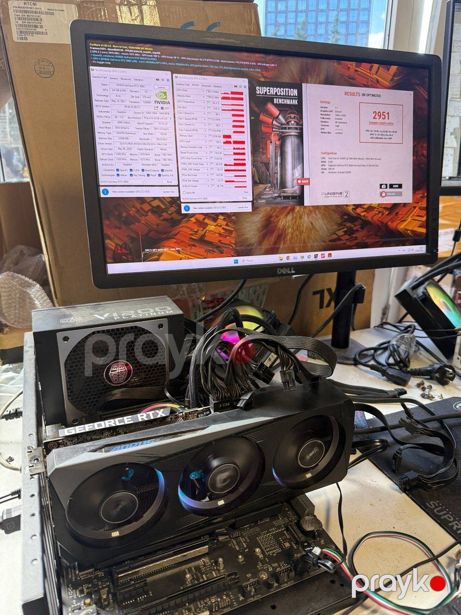 Gigabyte RTX 3060 Aorus Elite 12GB RFB — Kompüterlər və noutbuklar, Bakı (4)