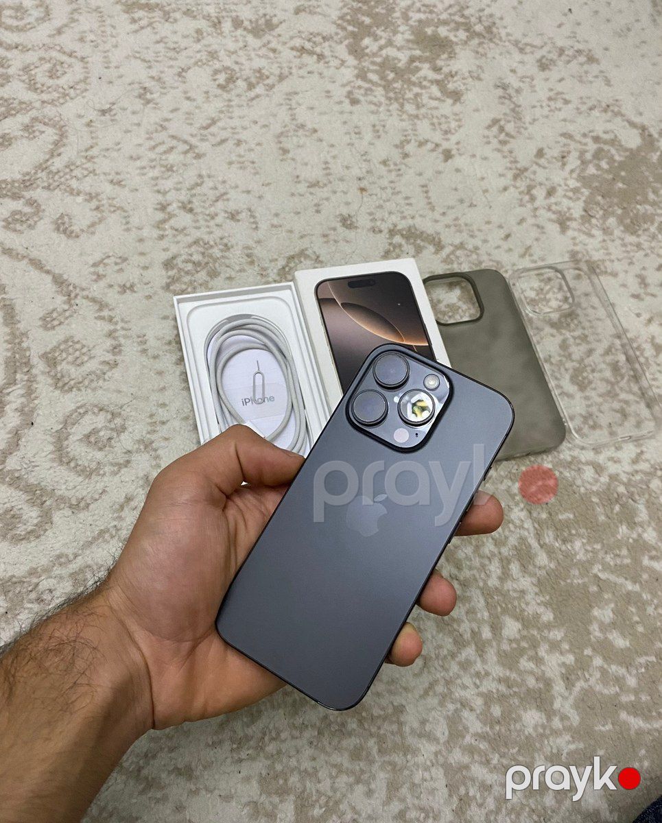 Apple iPhone 16 Pro Black Titanium 256GB/8GB — Smartfonlar, Bakı