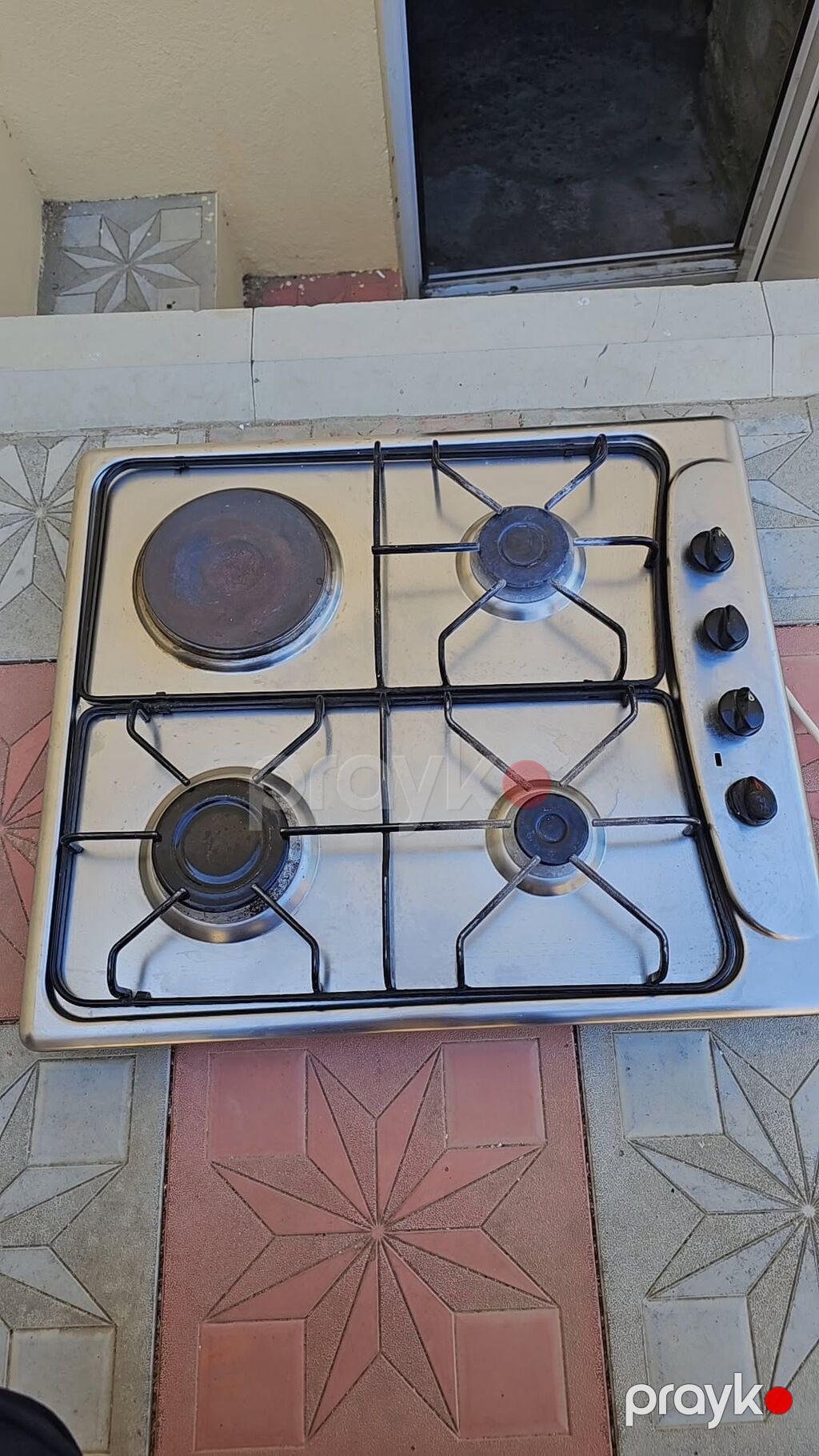 4 gözlü kombinə edilmiş ankastre plitə - 1 elektrik “çugun” diski + 3 — Plitələr, Bakı