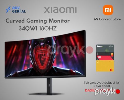 Monitor "Xiaomi Curved G34WQi" — Bakı