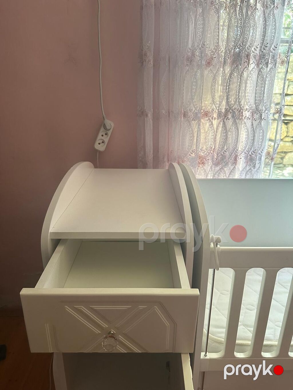 Oğlan və qız üçün, İşlənmiş, Dördbucaq, Beşik, Dəstsiz, Matras ilə — Bəşikləri, Digah (4)