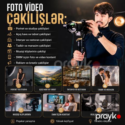 Foto video xidmətləri — Bakı