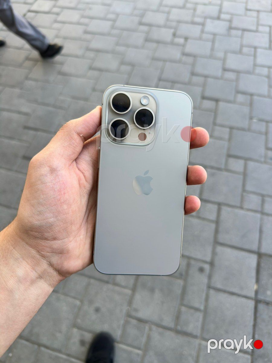 Apple iPhone 15 Pro Natural Titanium 128GB/8GB — Smartfonlar, Bakı (2)