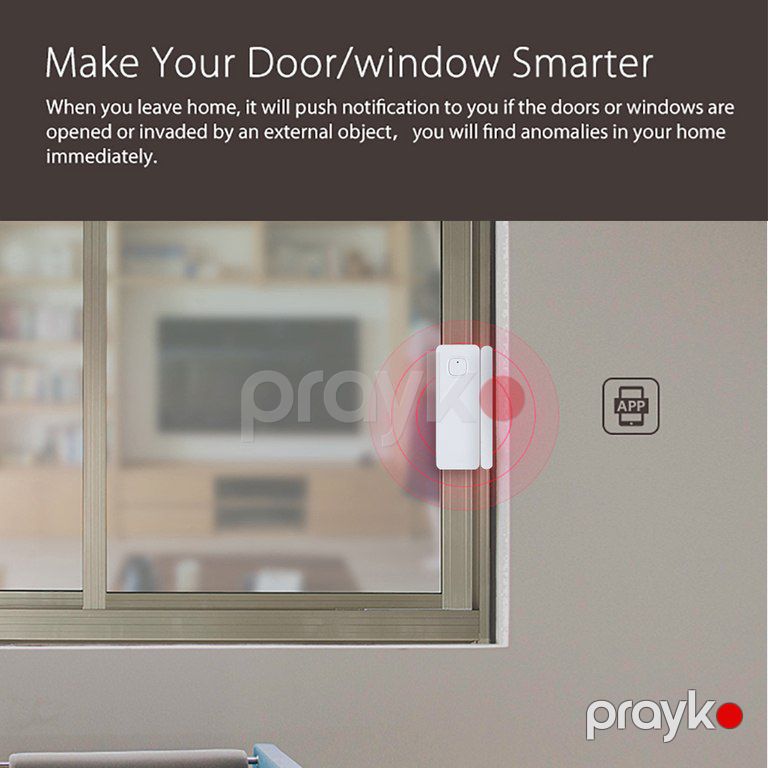 WiFi qapı və pəncərə sensoru Tuya smart home — Ağıllı ev və təhlükəsizlik, Bakı (5)