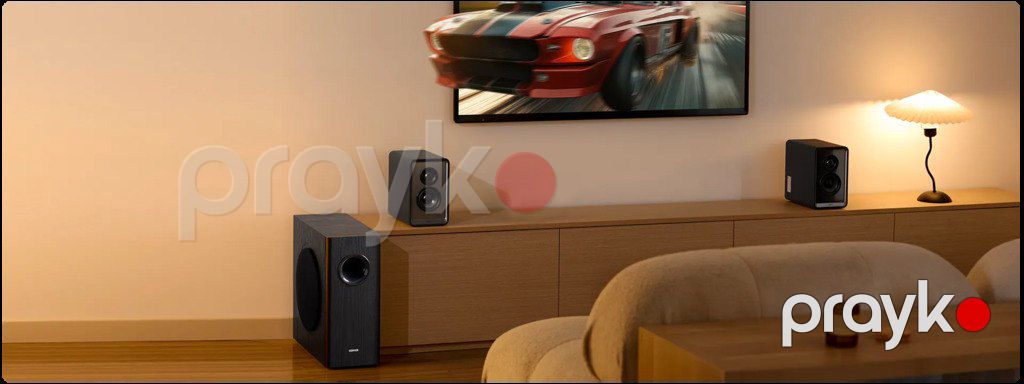 Edifier T5s Powered Active Subwoofer 70W, 8 inch, RCA: 50 20mV, 38Hz - 200Hz — Səs texnikası, Bakı (7)