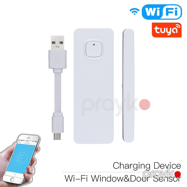 WiFi qapı və pəncərə sensoru Tuya smart home — Ağıllı ev və təhlükəsizlik, Bakı (2)