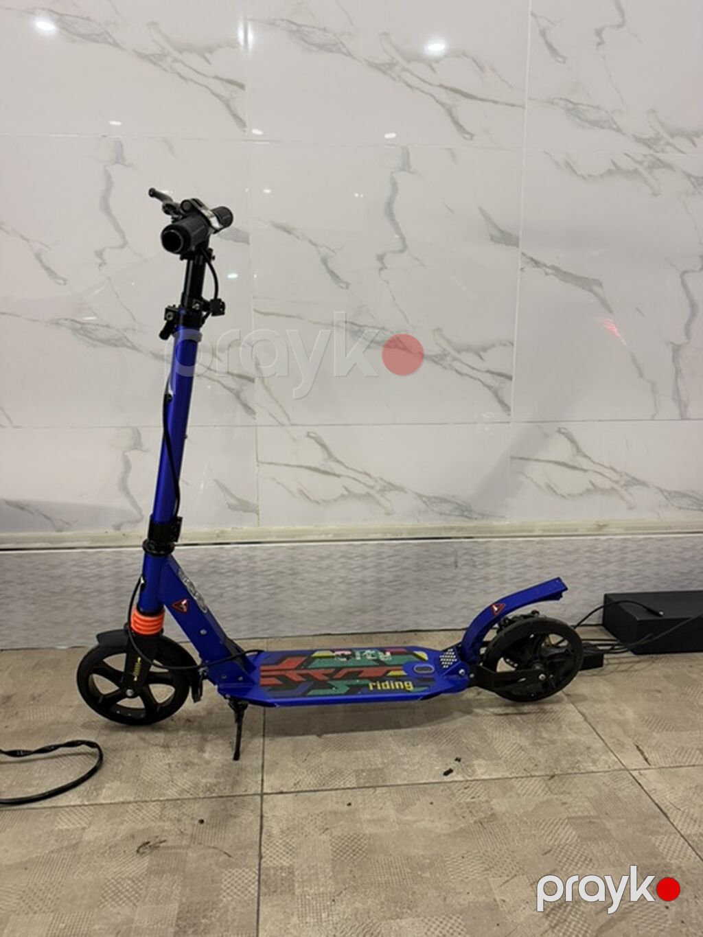 Şəhər üçün elektrik skuter - Rəng: mavi, rəngarəng “City Riding” — Skuterlər, Bakı (2)